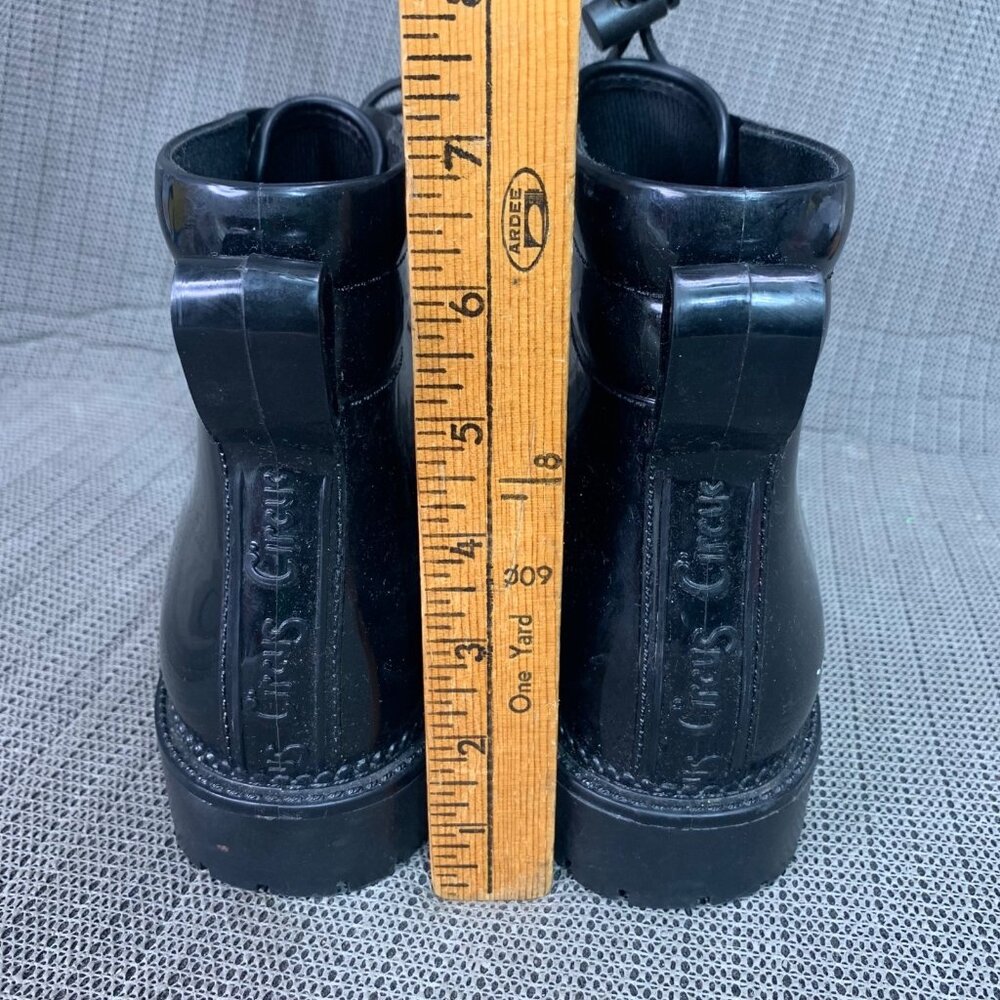 Circus By Sam Edelman Womens Size 9 Black Patent Combat Boots - Picture 3 of 8